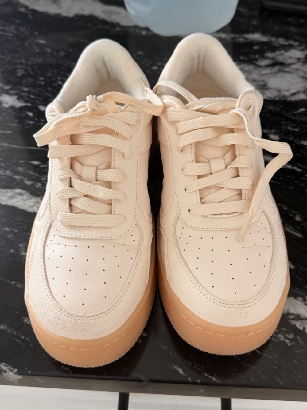 ALO Yoga Women's Sneakers in Cream with Gum Sole